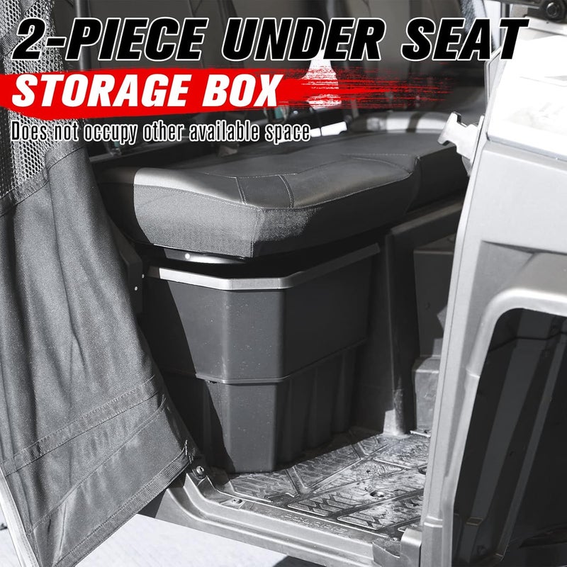 A & UTV PRO Under Seat Storage Box for Polaris Ranger XP 1000 - Image 5
