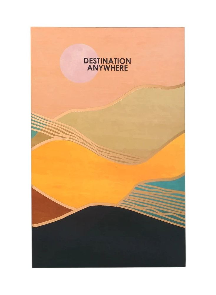 Doodle Tidal Dunes Hard Bound A5 Notebook