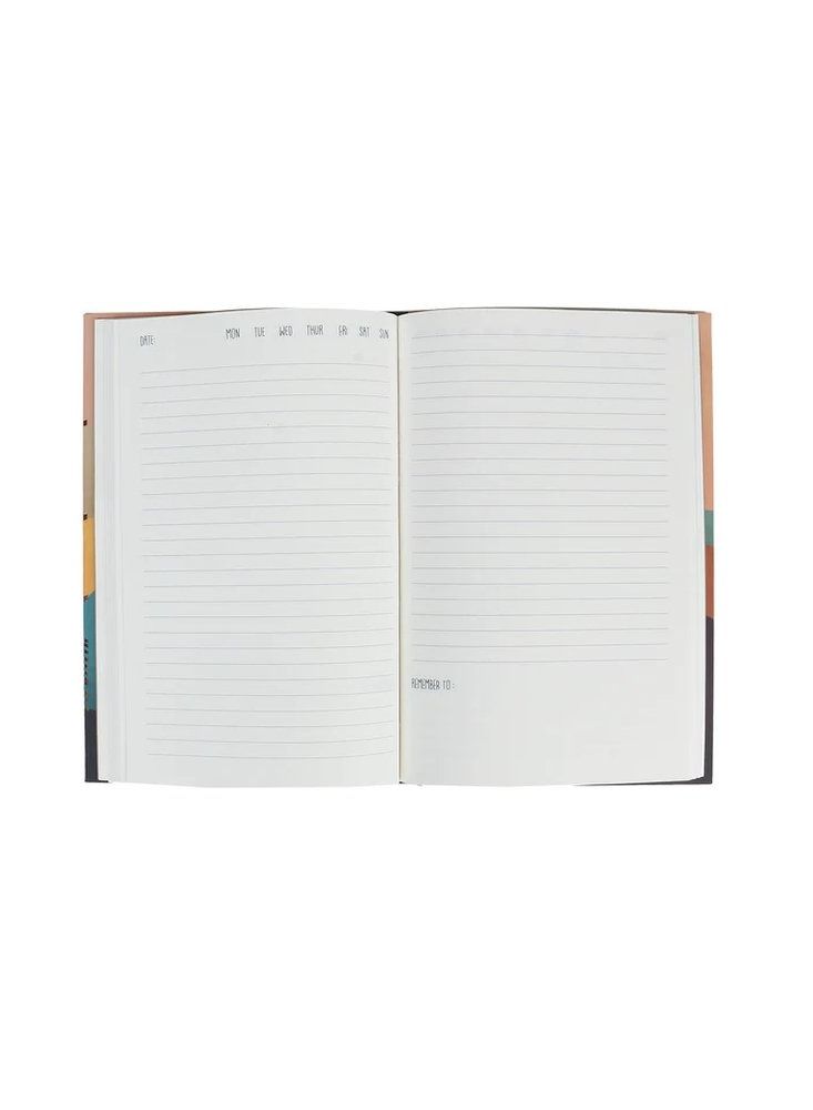 Doodle Tidal Dunes Hard Bound A5 Notebook
