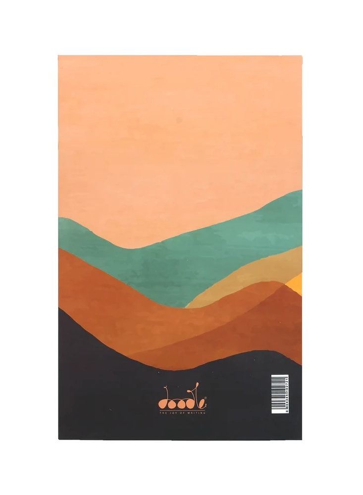 Doodle Tidal Dunes Hard Bound A5 Notebook