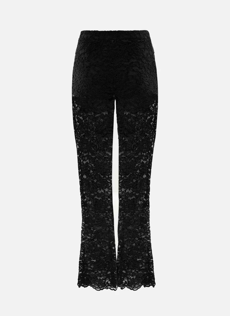 Lichi  Guipure trousers with monochrome shorts for Women | Best Price UAE