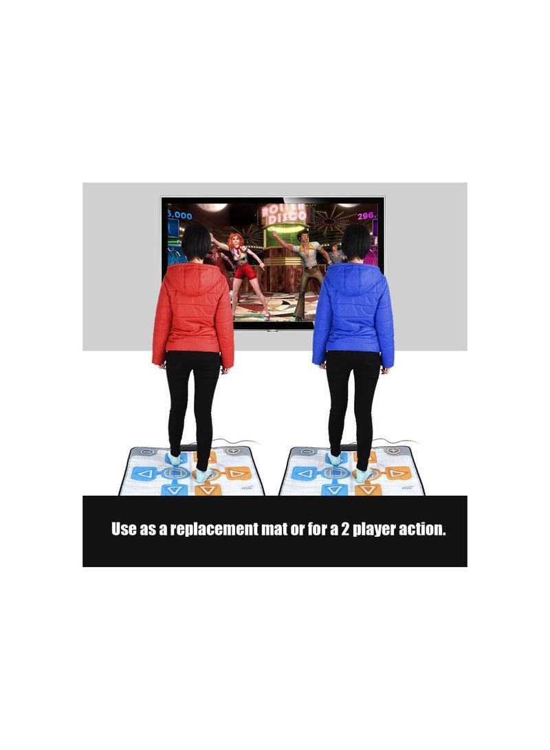 GGOOT Double Person Dance Mat, Non-Slip Double Person Dance Mat Dance Pad for Console Game 35.4 x 32.3inch - Image 4