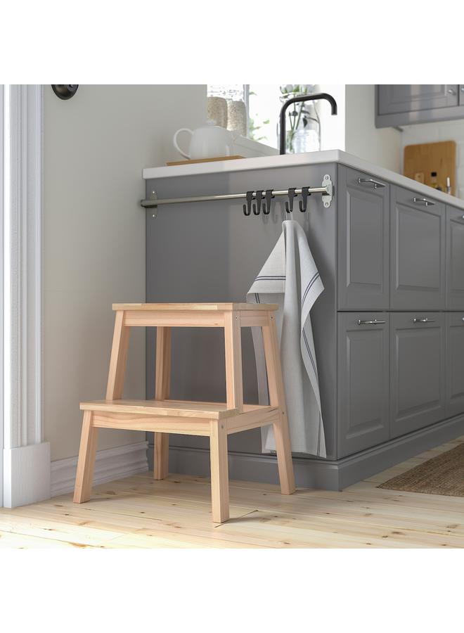 Zaboon Step stool, beech, 50 cm - Image 3