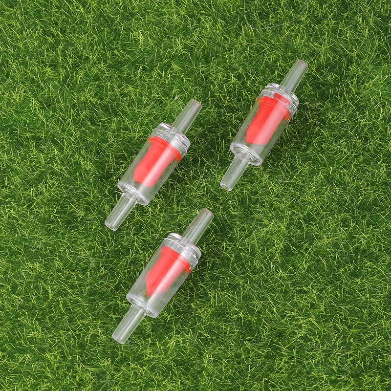 20Pcs 4mm Fish Aeration Pump Check Air Connector Red - Image 2