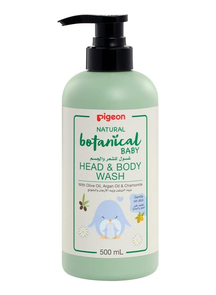 pigeon Natural Botanical Baby Head & Body Wash 2-in-1 Wash 500ml - Image 5