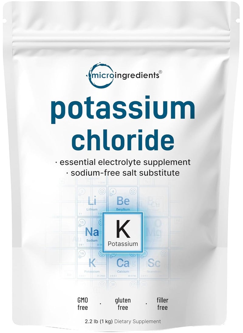 Micro Ingredients - Potassium Chloride, 2.2 Lb - Image 1