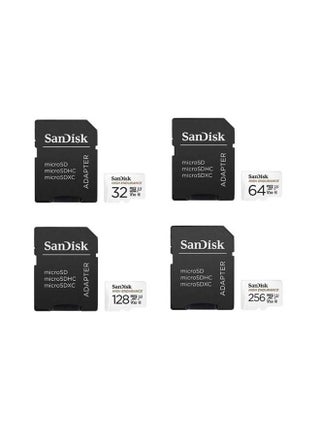 High Endurance microSDXC + SD Adapter - for dash cams & home monitoring, up to 10,000 Hours, Full HD / 4K videos, up to 100/40 MB/s Read/Write speeds, C10, U3, V30 - view 5