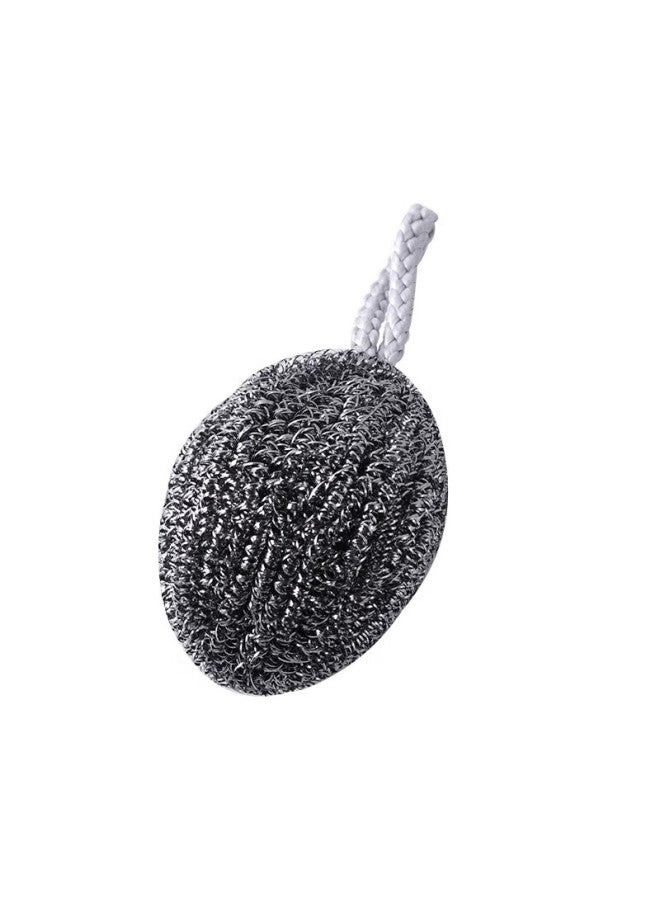 Coodora Steel Wool Scrubber, Pack Of 10, Household Kitchen Cleaning Ball, Removes Grease, Washes Dishes, Scrubs Pots, Non-shedding
