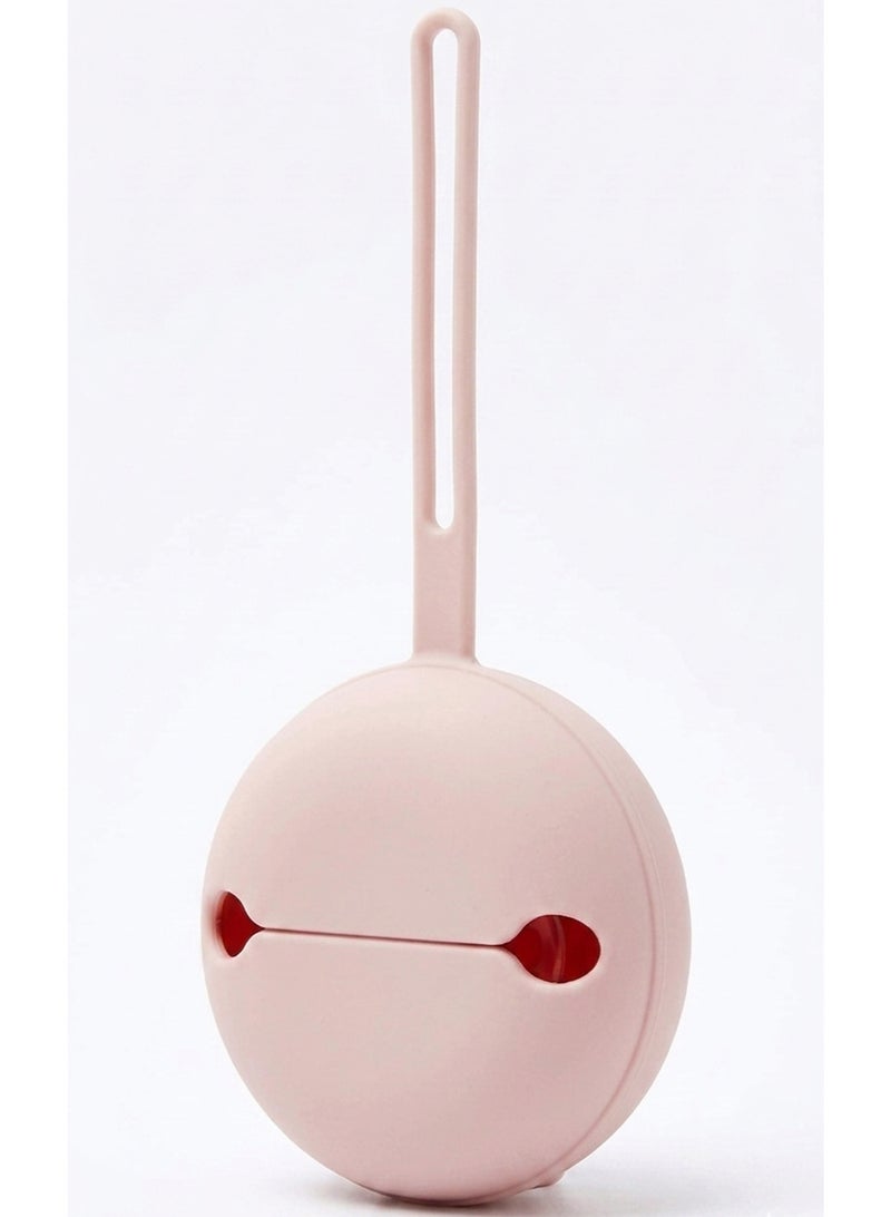 MiniMe Pacifier Shield Case | 0-24 Months | Light Pink | BPA-Free Plastic | Compact & Portable Design | Hygienic Storage for Pacifiers | Easy to Open & Close | Lightweight & Durable | Baby Essentials. - Image 1