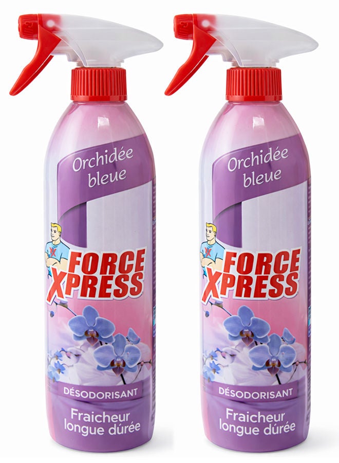 معطر جو فورس إكسبريس، لون أوركيد أزرق، عبوتان × 430 مل