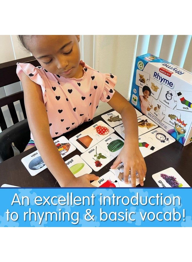 THE LEARNING JOURNEY Learning Journey International Match It! - Rhyme - 30 Self-Correcting Rhyming Words with Matching Images for Emerging Readers, Multicolor - Image 4