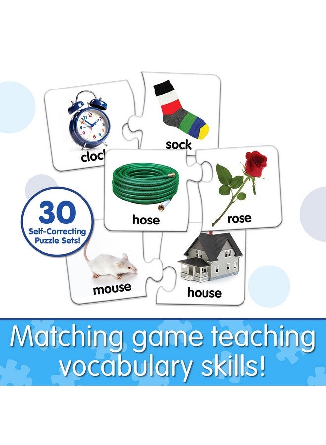 THE LEARNING JOURNEY Learning Journey International Match It! - Rhyme - 30 Self-Correcting Rhyming Words with Matching Images for Emerging Readers, Multicolor - Image 2