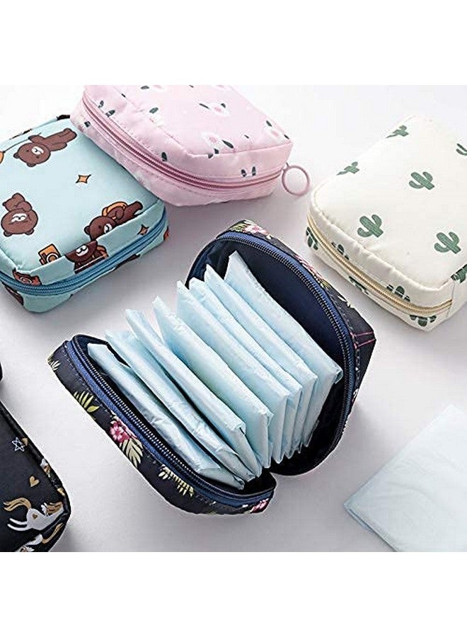 Big saving Floral, Dots, Cartoon 13 Cms Cosmetic Pouch(L_Multicolour) - Image 3