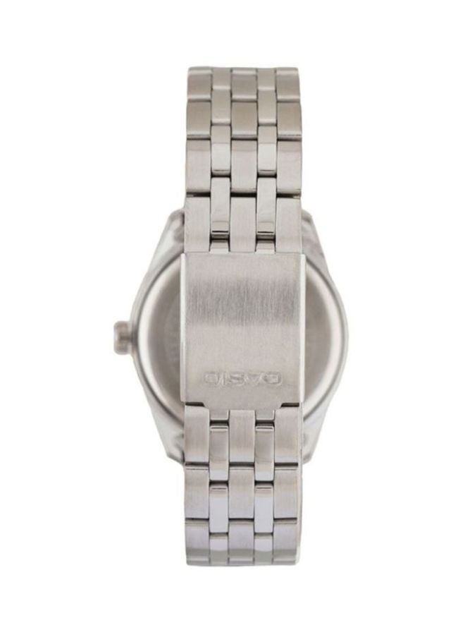CASIO Men Stainless Steel Analog Quartz Watch MTP-1335D-1AVDF - 44 mm - Silver - Image 2