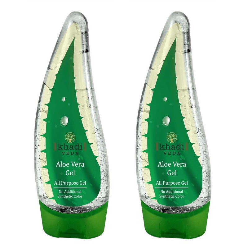 Khadi Veda Aloe Vera All Purpose Gel 120 gm Each Pack Of 2 - Image 1
