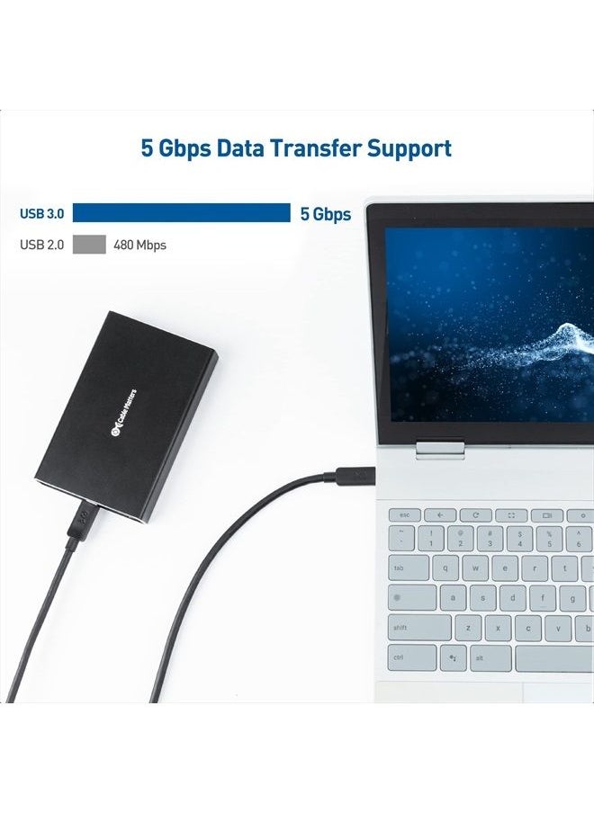 Cable Matters - USB C to USB C Monitor Cable 6 ft / 1.8m with 4K 60Hz Video Resolution, 100W Power Delivery, and 5Gbps USB-C 3.1 Gen 1 Data Transfer - Image 1