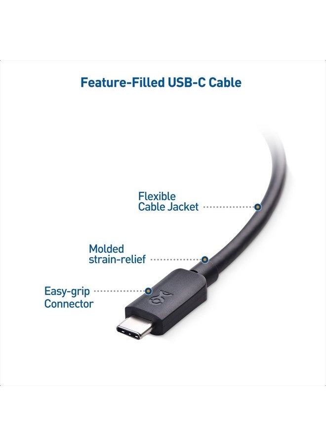 Cable Matters - USB C to USB C Monitor Cable 6 ft / 1.8m with 4K 60Hz Video Resolution, 100W Power Delivery, and 5Gbps USB-C 3.1 Gen 1 Data Transfer - Image 1