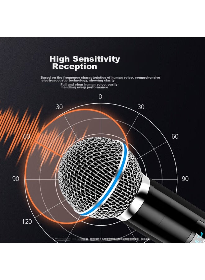 The Good Shepherd Good Shepherd Rechargeable Universal Wireless Microphone For Home Ktv, Singing, Stage Hosting, Lecturing, Meetings Professional Outdoor Karaoke, Tv Speaker, Amplifier, Fm Universal - Image 5