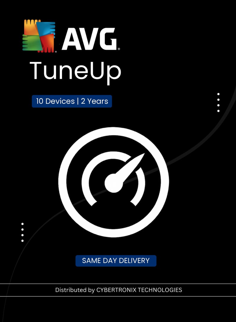 AVG AVG TuneUp | 10 Devices for 2 Years | Digital License | SAME DAY DELIVERY