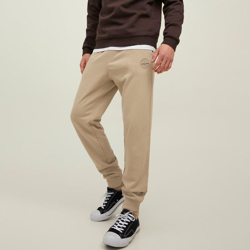 Jack Jones سروال رياضي رجالي بُني مرن 12165322 - Image 1