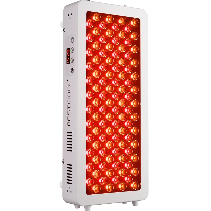 BestQool Red Light Therapy for face Body 4 Wavelengths Infrared Red Light Therapy 100 Elite Grade Dual Chip LEDs High Power Red Light Panel Infrared Light Therapy Device Modular Design 170W - Image 3