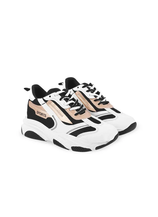 شوتوبيا Shoetopia Girls Contrast Sole Sneakers