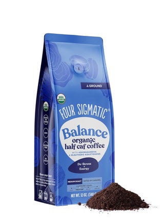 Four Sigmatic, قهوة مطحونة Adaptogen مع أشواغاندا مشوية متوسطة الحجم 12 أونصة (340 جم) - pzsku/Z2C7531F33901EB8C5D93Z/45/_/1714634295/61cefec6-1637-40c4-b52a-67d5a8489241