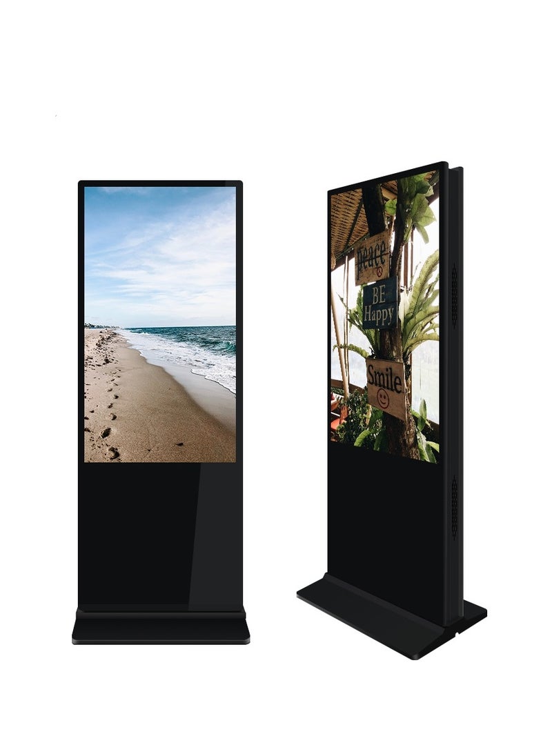 ماركة غير محددة - شاشة عرض LCD تعمل بنظام أندرويد – كشك إعلانات رقمي – لافتة شبكية – شاشة عمودية بالبوصة مزودة بتشغيل تلقائي للوسائط - Image 1