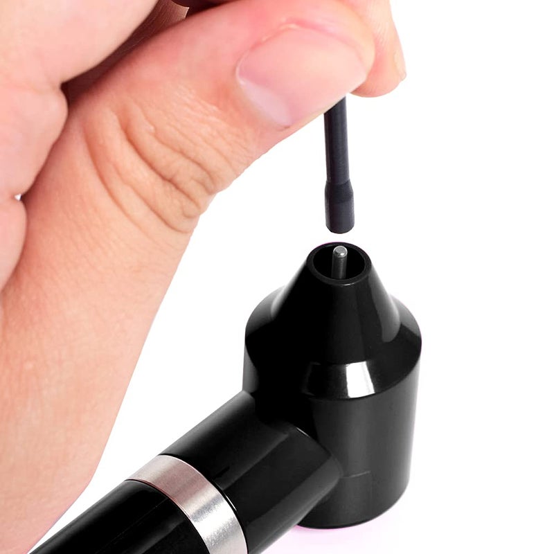 Bysiter Ink Mixer Tattoo Pigment Mixer Machine with 100Pcs Mixing Sticks Eyebrow Color Makeup Tattoo Ink Pigment Black Electric Agitator Machine for Microblading Tattooing Supplies Tattoo Supply Tool - Image 4