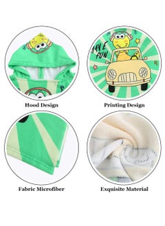 Kids Swimming Changing Robe with Hood, Cartoon Soft and Strong Absorbent Bathroom Beach Poncho Towel for Boys and Girls Children(Dinosaur Driver) - pzsku/Z2C7551F08F91738A65FAZ/45/_/1694673079/99ce9755-2a24-4409-9e9d-031d1c1509e2