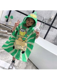 Kids Swimming Changing Robe with Hood, Cartoon Soft and Strong Absorbent Bathroom Beach Poncho Towel for Boys and Girls Children(Dinosaur Driver) - pzsku/Z2C7551F08F91738A65FAZ/45/_/1694673082/36d14772-8c41-4bcd-9aae-ddbbc4bfef4d