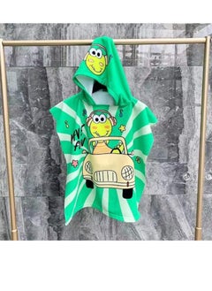 Kids Swimming Changing Robe with Hood, Cartoon Soft and Strong Absorbent Bathroom Beach Poncho Towel for Boys and Girls Children(Dinosaur Driver) - pzsku/Z2C7551F08F91738A65FAZ/45/_/1694673083/3ab578ba-8e31-4233-9b04-78d631368d49