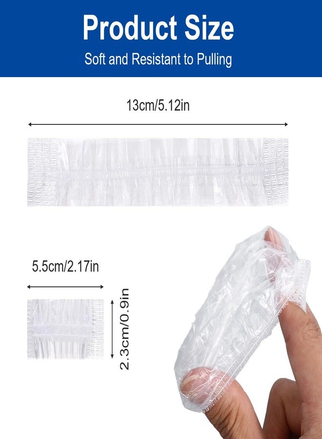 Matwsec 200PCS Ear Covers for Hair Dye Disposable Ear Shower Caps Plastic Ear Caps for Shower Bathing Spa Salon Beauty Treatments Waterproof - Image 3