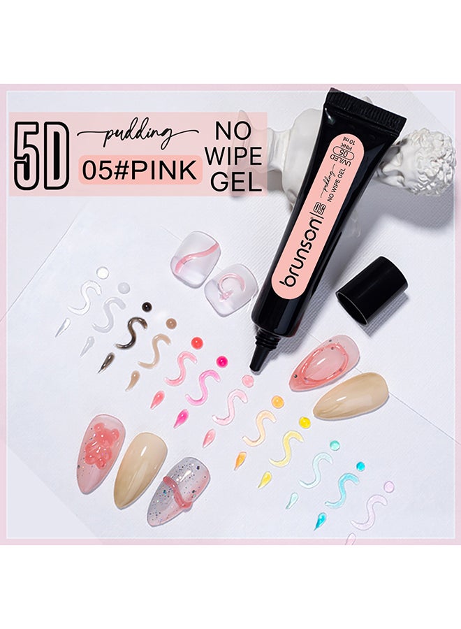 brunson 5D Solid Pudding Gel Nail Polish Candy Varnish Manicure Soak Off 10 ml, B5DG05 - Image 3