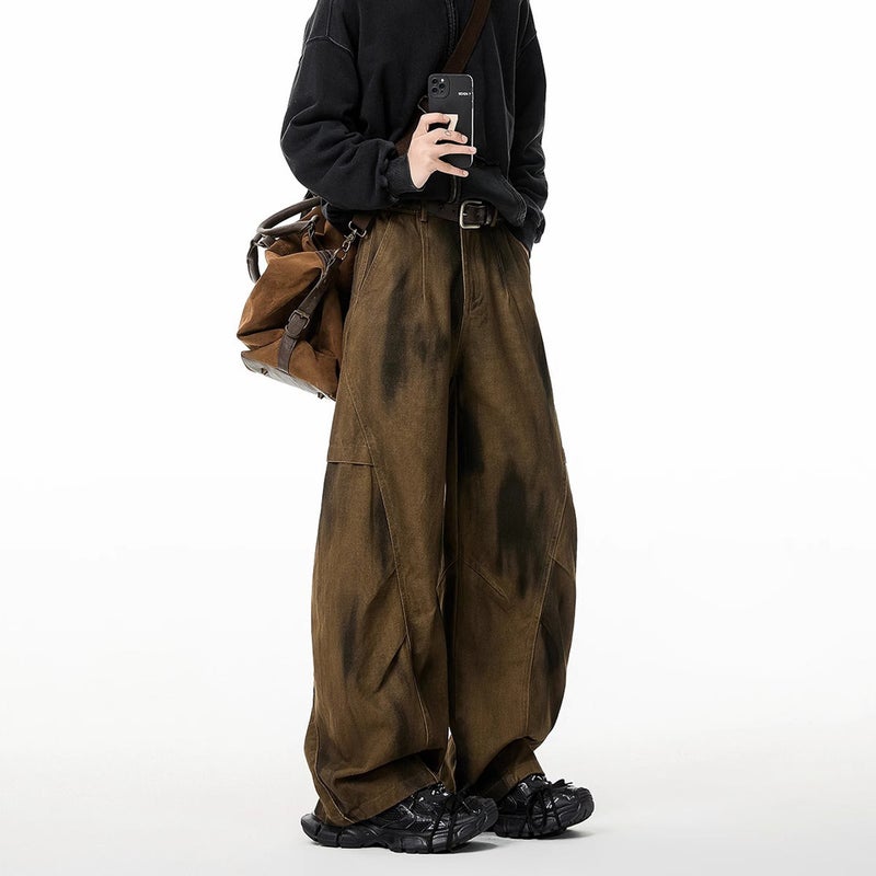 Unisex Classic Denim Jeans Loose Fit Daily Outdoor Wear - Image 1
