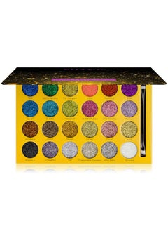 Rsvparty Glitter Eyeshadow Palette 24 Long Lasting Pressed Glitter Pigments For Face And Body Ultra Pigmented Glitter Makeup Set With Brush. - pzsku/Z2C7595975993261D3C05Z/45/_/1694502342/25e06d62-6dab-4e49-8c88-015fa4104cb9