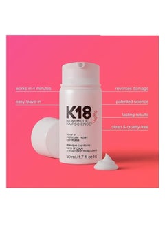 Maykawe Leave-In Molecular Repair Hair Mask Treatment to Repair Damaged Hair - 4 Minutes to Reverse Damage from Bleach, Color, Chemical Services (50 ml)  - Image 2