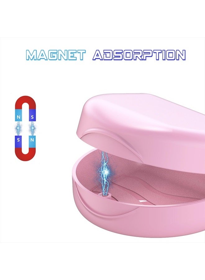 JJOVCE Orthodontic Mouthguard Case Dental Retainer Case-Pink  - Image 3