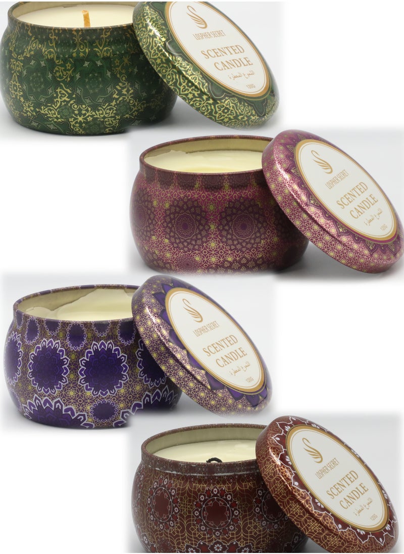 LOSPHER SECRET Scented Candles Gift Set ,4 pcs Scented Candles,  Candles Gift for Women with Stress Relief, for Wedding, Party, Birthday Day  - Image 2