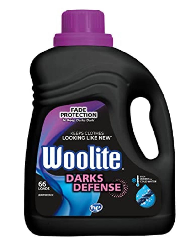 Woolite Darks Defense Liquid Laundry Detergent Light Fresh Scent 66 Loads 100 Fl Oz