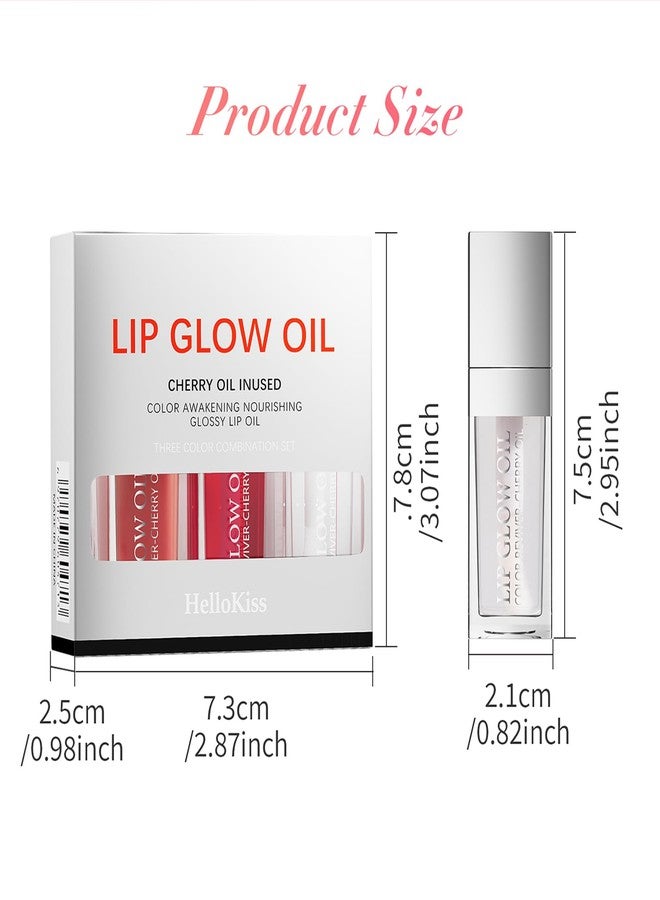 Joyeee Liquid Lip Oil Gloss, 3 Pack Moisturizing Hydrating Nourishing Long Lasting Tinted Lip Gloss Plumper Gift Box for Teens Women Wife Mum Gift Idea - Image 5