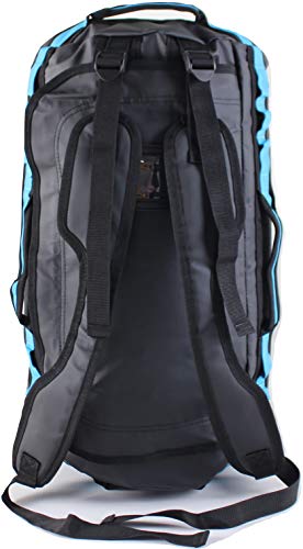 Element Equipment Trailhead Duffel Bag Shoulder Straps Waterproof Black/Blue Large - Image 4