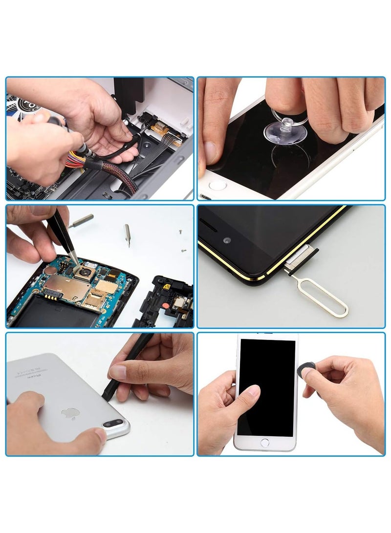 مجموعة مفكات دقيقة تطوير 130 في 1 مع 120 بت مجموعة أدوات إصلاح مع صندوق مدمج صغير لإلكترونيات آيفون جهاز تشغيل الألعاب - Image 5