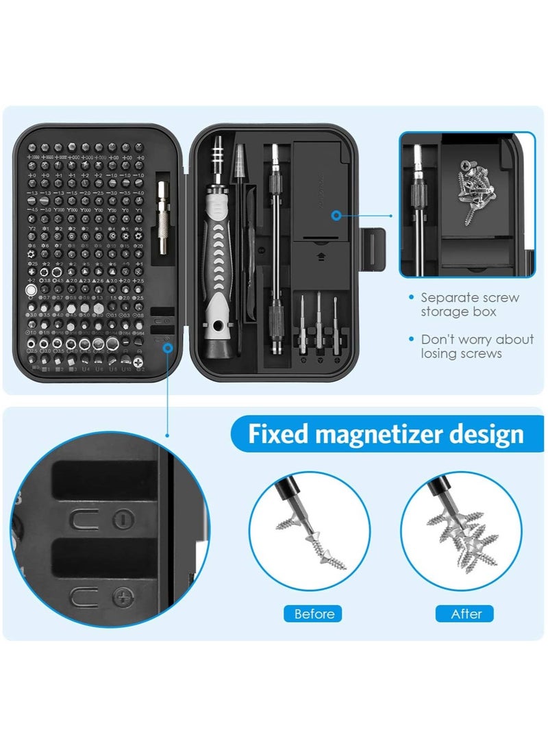 مجموعة مفكات دقيقة تطوير 130 في 1 مع 120 بت مجموعة أدوات إصلاح مع صندوق مدمج صغير لإلكترونيات آيفون جهاز تشغيل الألعاب - Image 3