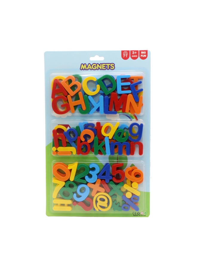 HN6013 Supply Magnetic Alphanumeric Stickers Anti-static Anti-fouling Refrigerator Stickers Children's Puzzle Environmental Protection English Patch-Color:HN6013 - Image 1