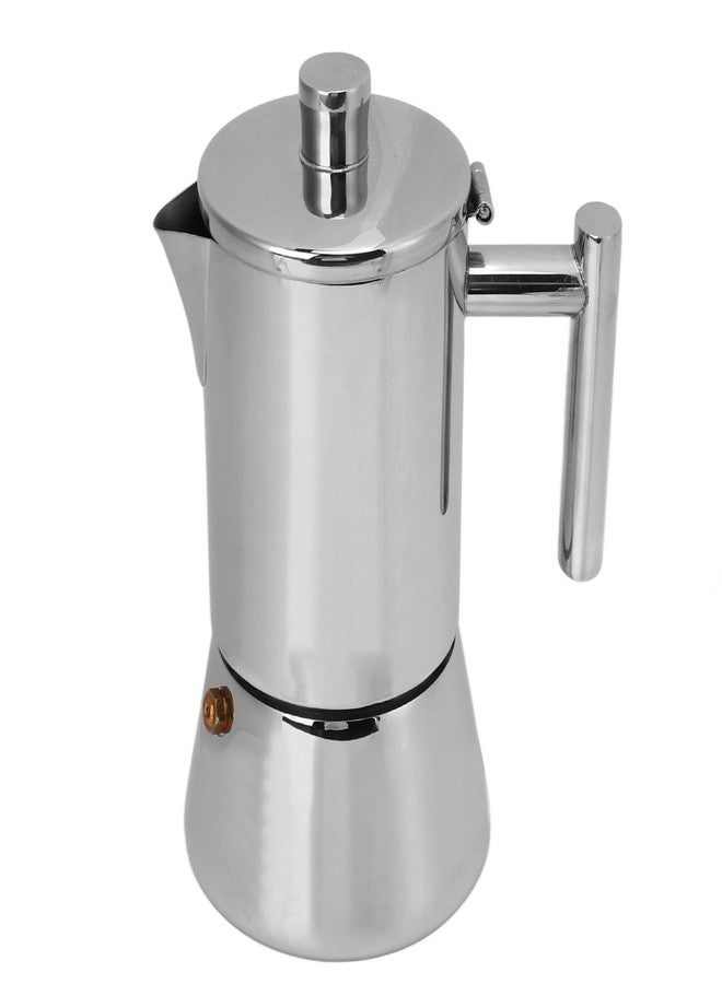 Dilwe Classic Stovetop Coffee Maker, Stainless Steel Coffee Maker Coffee Pot for Classic Italian Coffee, Coffee Cooker for Home and Camping, Easy to Operate (500ml) - Image 1