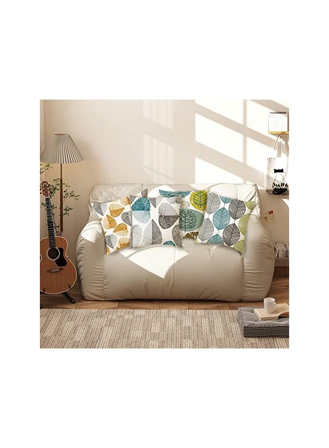 SYOSI Pcs Cushion Covers, SYOSI Pillow Case Cushion Cover, Pillow Covers Pack of 4 Square for Living Room, Bedroom, Sofa 45 cm x 45 cm - Image 3