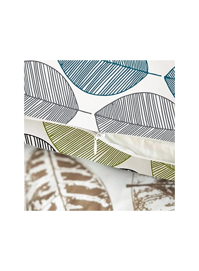 SYOSI Pcs Cushion Covers, SYOSI Pillow Case Cushion Cover, Pillow Covers Pack of 4 Square for Living Room, Bedroom, Sofa 45 cm x 45 cm - Image 4