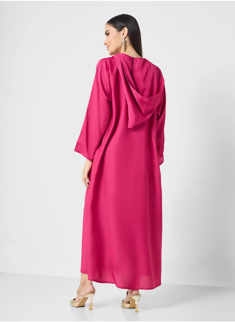 ARABIAN CLOSET Hooded Abaya