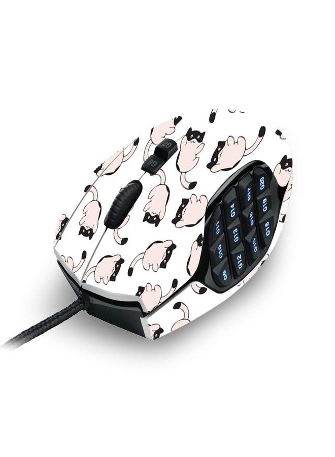 MIGHTY SKINS MightySkins Skin Compatible with Logitech G600 MMO Gaming Mouse - Raining Cats | Protective, Durable, and Unique Vinyl Decal wrap Cover | Easy to Apply, Remove, and Change Styles | Made in The USA - Image 2